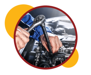 Mechanic fixing motor